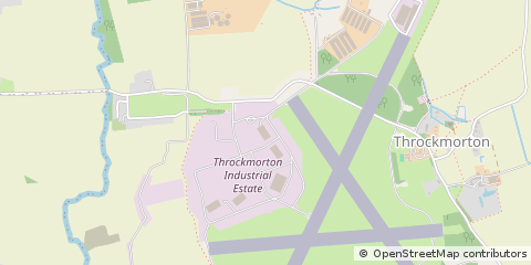 Map of Pershore, Worcester