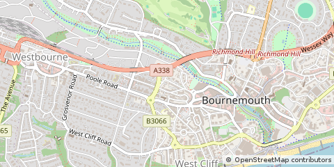 Map of Bournemouth