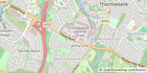 Map of Glasgow