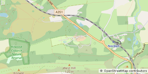 Map of Wareham, Dorset