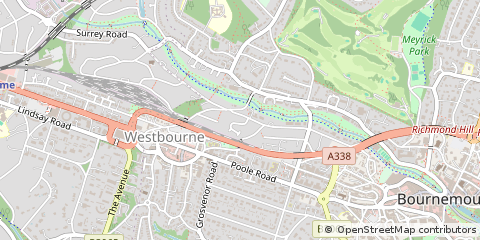 Map of Bournemouth