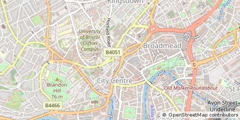 Map of Bristol
