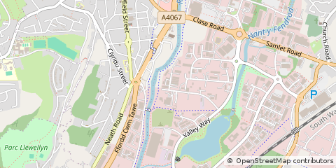 Map of Swansea