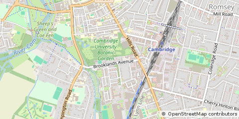 Map of Cambridge
