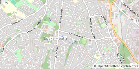 Map of Southampton, Hampshire