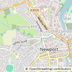 Map of Newport, Isle of Wight