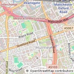 Map of Manchester