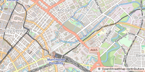 Map of Greater Manchester