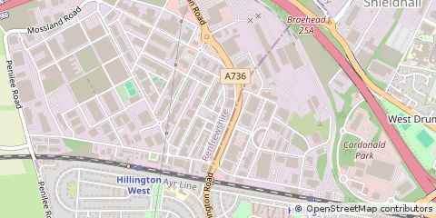 Map of Glasgow