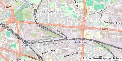 Map of Manchester