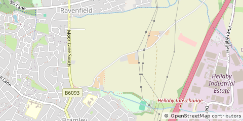 Map of Rotherham