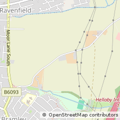 Map of Rotherham