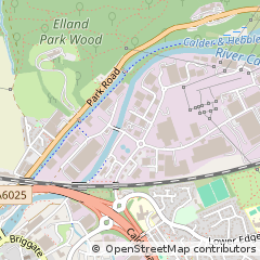 Map of Elland, West Yorkshire