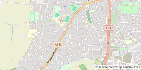 Map of Newbury, Berkshire