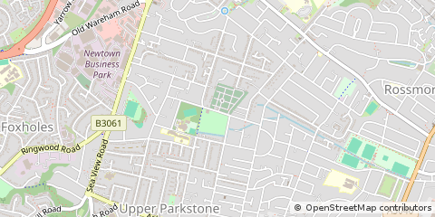 Map of Poole, Dorset