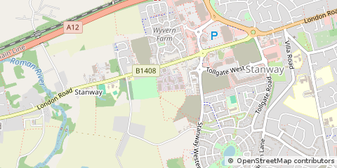 Map of Colchester, Essex