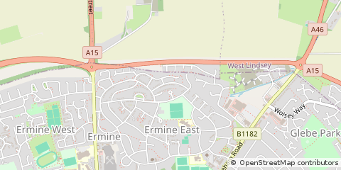 Map of Lincoln