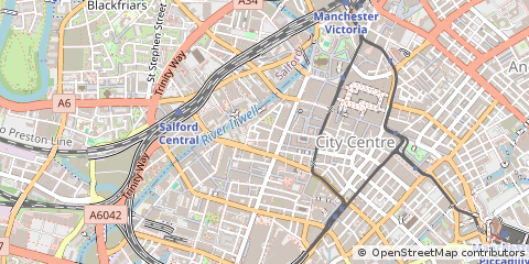 Map of Manchester
