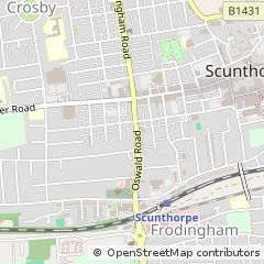 Map of Scunthorpe