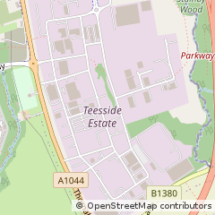 Map of Thornaby, Stockton-on-Tees