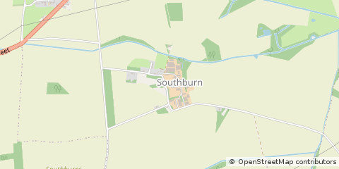 Map of Driffield, East Yorkshire
