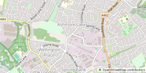 Map of Willenhall, West Midlands