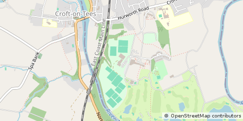 Map of Darlington, County Durham