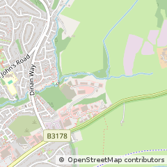 Map of Exmouth, Devon