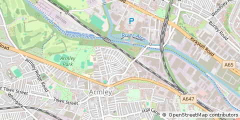 Map of West Yorkshire