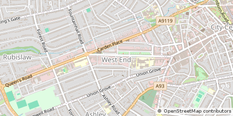 Map of Aberdeen