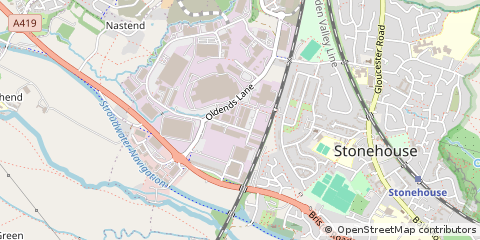 Map of Stonehouse, Gloucestershire