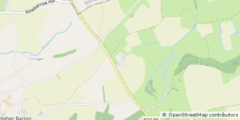 Map of Sherborne, Dorset