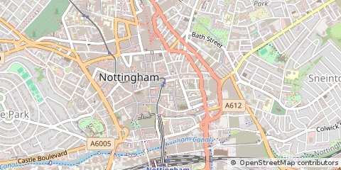 Map of Nottingham