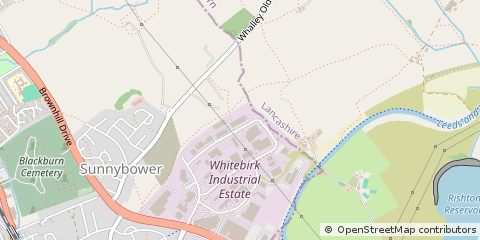 Map of Blackburn