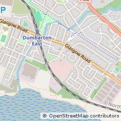Map of Dumbarton, Dunbartonshire