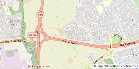 Map of Acklam Middlesbrough