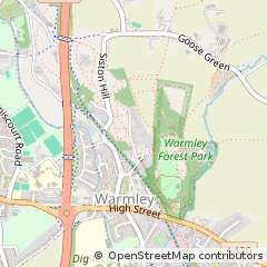 Map of Bristol, South Glos