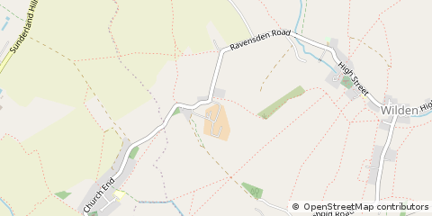 Map of Bedford, Bedfordshire