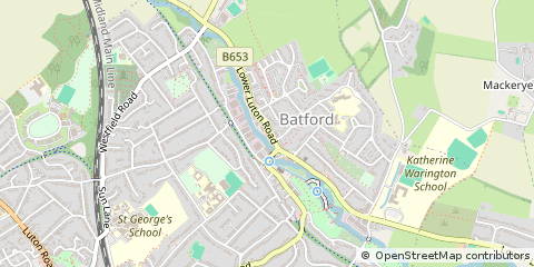 Map of Harpenden, Hertfordshire