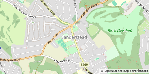 Map of South Croydon