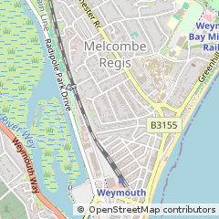 Map of Weymouth, Dorset