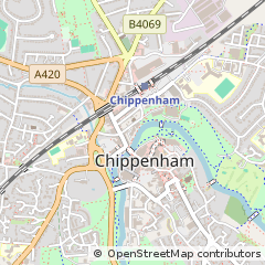 Map of Chippenham, Wiltshire