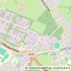 Map of Consett, CO. Durham