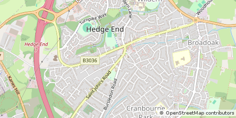 Map of Southampton, Hants