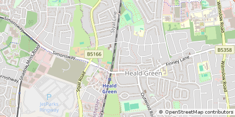 Map of Stockport
