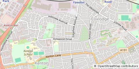 Map of Newcastle Upon Tyne