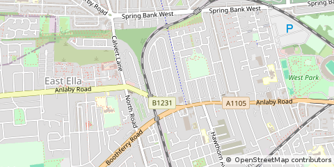 Map of Hull