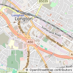 Map of Stoke-on-Trent, Staffordshire