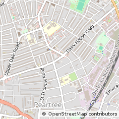 Map of Derby, Derbyshire