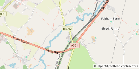 Map of Somerset